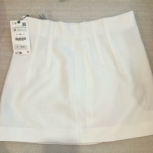 Zara White Skirt, Size M